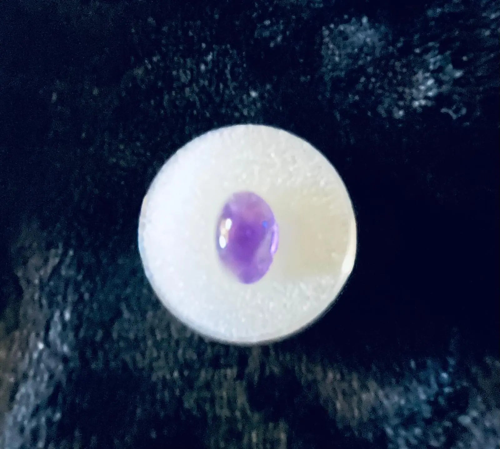 AAA+ Certified Natural 1 Piece Brazil Amethyst/Purple Oval Shaped Gemstone, Weight: 3.45 ct, Size 20x10 ABC Jewelries